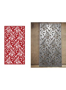 Intra απο ξύλο plywood 3mm-4mm πάχος - Σχέδιο Jali κοπής 2D MDF CNC Δίασταση 30x30 cm Intraeaxys-51rlyd16