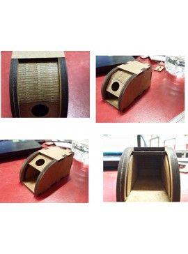 Intra απο ξύλο plywood 3mm-4mm πάχος - Κόντρα πλακέ 3D Puzzle Δίασταση 30x30 cm Intraeaxys-pokn28oj