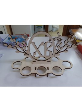 Intra απο ξύλο plywood 3mm-4mm πάχος - Βάση προβολής πασχαλινών αυγών Δίασταση 30x30 cm Intraeaxys-yon0w5p7