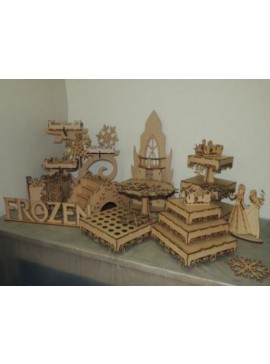 Intra απο ξύλο plywood 3mm-4mm πάχος - Kit Festa Frozen Αρχείο PDF Δίασταση 30x30 cm Intraeaxys-yonkw2or