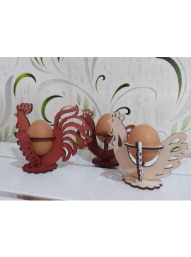 Intra απο ξύλο plywood 3mm-4mm πάχος - Διακοσμητική Πασχαλινή Αυγοθήκη Δίασταση 30x30 cm Intraeaxys-078y5y5o