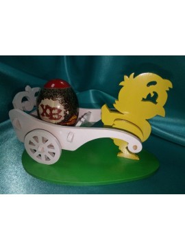 Intra απο ξύλο plywood 3mm-4mm πάχος - Πρότυπο θήκης πασχαλινών αυγών κοτόπουλου Δίασταση 30x30 cm Intraeaxys-67wlen21