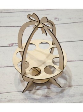 Intra απο ξύλο plywood 3mm-4mm πάχος - Πρότυπο θήκης πασχαλινών αυγών Δίασταση 30x30 cm Intraeaxys-eoxlp54o