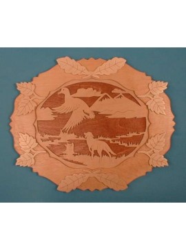 Intra απο ξύλο plywood 3mm-4mm πάχος - Αρχείο PDF Πλάκα τοίχου Hunter Scroll Saw Pattern Δίασταση 30x30 cm Intraeaxys-qomxxp13