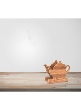 Intra απο ξύλο plywood 3mm-4mm πάχος - Θήκη χαρτοπετσέτας τσαγιέρας Δίασταση 30x30 cm Intraeaxys-ro6y0q37