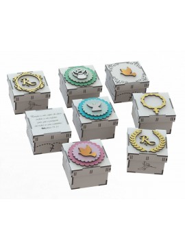 Intra απο ξύλο plywood 3mm-4mm πάχος - Caixas Para Batismo Δίασταση 30x30 cm Intraeaxys-zo9rjeok