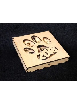 Intra απο ξύλο plywood 3mm-4mm πάχος - Korobka S Igrushkami 2018 Sobaki Δίασταση 30x30 cm Intraeaxys-lopyq5ow