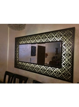Intra απο ξύλο plywood 3mm-4mm πάχος - Διακοσμητικός Καθρέφτης με Κορνίζα Μεγάλος Δίασταση 30x30 cm Intraeaxys-zo9q2r1k