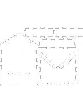 Intra απο ξύλο plywood 3mm-4mm πάχος - Klyuchnitsa Konvert 6mm Δίασταση 30x30 cm Intraeaxys-07503k1z