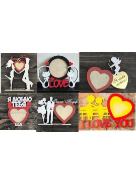Intra απο ξύλο plywood 3mm-4mm πάχος - Κουφώματα CNC Valentine 14 Φεβρουαρίου Δίασταση 30x30 cm Intraeaxys-67wl4d81