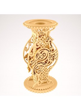 Intra απο ξύλο plywood 3mm-4mm πάχος - vaza (βάζο) Δίασταση 30x30 cm Intraeaxys-6o334ron