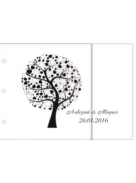 Intra απο ξύλο plywood 3mm-4mm πάχος - Κόντρα πλακέ 4mm ting Engraving Album of Wish Δίασταση 30x30 cm Intraeaxys-eo0eng1g