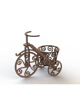 Intra απο ξύλο plywood 3mm-4mm πάχος - Bicicleta Pequena 3mm Δίασταση 30x30 cm Intraeaxys-0750yp1z