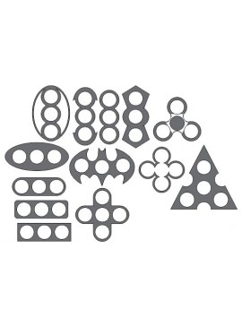 Intra απο ξύλο plywood 3mm-4mm πάχος - Spinner Varios Modelos Δίασταση 30x30 cm Intraeaxys-d1lpqxom