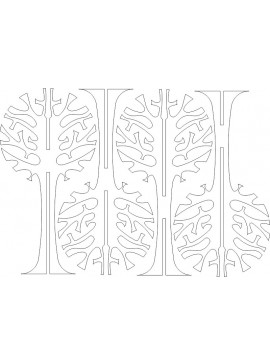 Intra απο ξύλο plywood 3mm-4mm πάχος - Deco Tree Wall lovi3 Δίασταση 30x30 cm Intraeaxys-6o3pxp7n