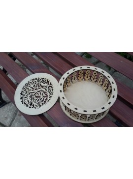 Intra απο ξύλο plywood 3mm-4mm πάχος - Shkatulka Dlya Nitok Δίασταση 30x30 cm Intraeaxys-6o3pvr7n