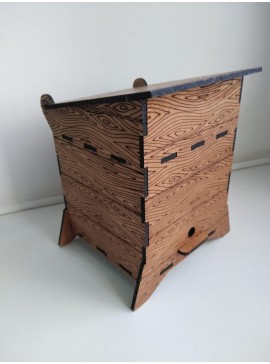 Intra απο ξύλο plywood 3mm-4mm πάχος - Ξύλινο Honey Bee Box Κυψέλη Δίασταση 30x30 cm Intraeaxys-lopqxjz7