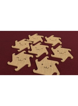 Intra απο ξύλο plywood 3mm-4mm πάχος - Podstavki 7 Δίασταση 30x30 cm Intraeaxys-joejr516