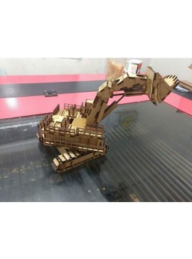 Intra απο ξύλο plywood 3mm-4mm πάχος - Εκσκαφέας εξόρυξης Hitachi EX8000 3D μοτίβο παζλ Δίασταση 30x30 cm Intraeaxys-d1lqqy7m