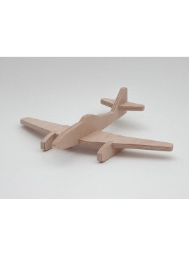Intra απο ξύλο plywood 3mm-4mm πάχος - Παζλ Messerschmitt Me 262 3D Δίασταση 30x30 cm Intraeaxys-qom8g873