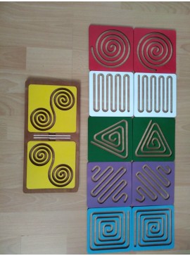 Intra απο ξύλο plywood 3mm-4mm πάχος - Στένσιλ για παιδιά Δίασταση 30x30 cm Intraeaxys-078y9njo