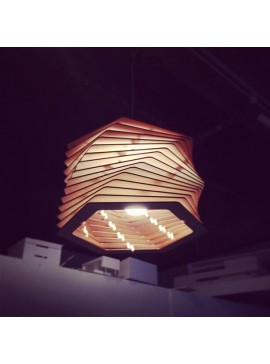 Intra απο ξύλο plywood 3mm-4mm πάχος - Αρχείο PDF Helix Lamp Shade Δίασταση 30x30 cm Intraeaxys-m1d69x37