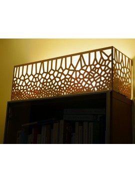 Intra απο ξύλο plywood 3mm-4mm πάχος - Λάμπα Voronoi Δίασταση 30x30 cm Intraeaxys-p7ymqn67