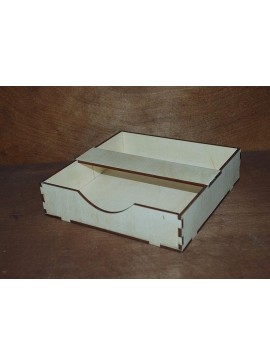 Intra απο ξύλο plywood 3mm-4mm πάχος - Ξύλινη θήκη χαρτοπετσέτας Κουτί χαρτοπετσέτας θήκης χαρτοπετσέτας Δίασταση 30x30 cm Intraeaxys-m1d6n9y7