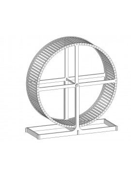 Intra απο ξύλο plywood 3mm-4mm πάχος - Διανύσματα παζλ τροχών χάμστερ Δίασταση 30x30 cm Intraeaxys-6o33q3on