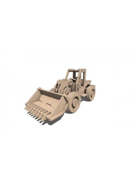 Intra απο ξύλο plywood 3mm-4mm πάχος - Μπροστινός φορτωτής R 6 mm Δίασταση 30x30 cm Intraeaxys-51rjvro6