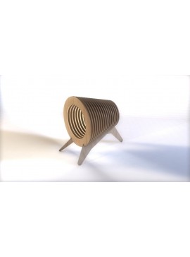 Intra απο ξύλο plywood 3mm-4mm πάχος - Νέα λάμπα Little Δίασταση 30x30 cm Intraeaxys-lop6lx1w