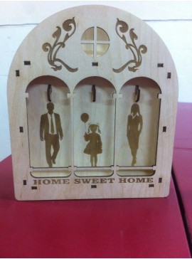 Intra απο ξύλο plywood 3mm-4mm πάχος - Delovaya Klyuchnitsa Δίασταση 30x30 cm Intraeaxys-67wn2l72