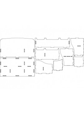 Intra απο ξύλο plywood 3mm-4mm πάχος - Menaj Δίασταση 30x30 cm Intraeaxys-voqv3d12