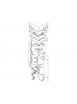 Intra απο ξύλο plywood 3mm-4mm πάχος - Arvore Natal Δίασταση 30x30 cm Intraeaxys-r7vznl1d