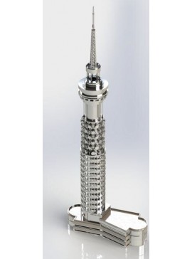 Intra απο ξύλο plywood 3mm-4mm πάχος - British Telecom Tower Δίασταση 30x30 cm Intraeaxys-m1dwy3ok