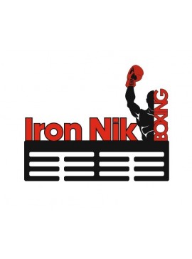 Intra απο ξύλο plywood 3mm-4mm πάχος - Εμφάνιση μεταλλίων πυγμαχίας Δίασταση 30x30 cm Intraeaxys-078yevno