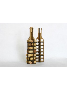 Intra απο ξύλο plywood 3mm-4mm πάχος - Θήκη από φελλό κρασιού Δίασταση 30x30 cm Intraeaxys-eo20pz37