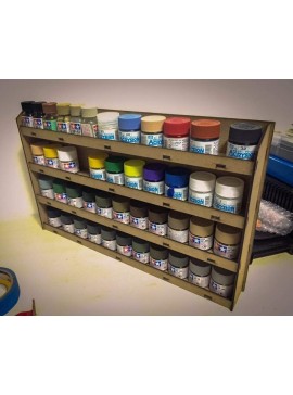 Intra απο ξύλο plywood 3mm-4mm πάχος - Ράφι αποθήκευσης βαφής 3mm Δίασταση 30x30 cm Intraeaxys-91jd6q81