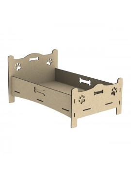 Intra απο ξύλο plywood 3mm-4mm πάχος - Ξύλινο φανταχτερό κρεβάτι για σκύλους προμήθειες για κατοικίδια Δίασταση 30x30 cm Intraeaxys-eo0qgkw1