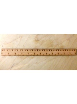 Intra απο ξύλο plywood 3mm-4mm πάχος - Ξύλινος χάρακας 12 ιντσών Δίασταση 30x30 cm Intraeaxys-joed3v91