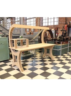 Intra απο ξύλο plywood 3mm-4mm πάχος - Τραπέζι συγκόλλησης Γραφείο εργασίας Δίασταση 30x30 cm Intraeaxys-pok326j7