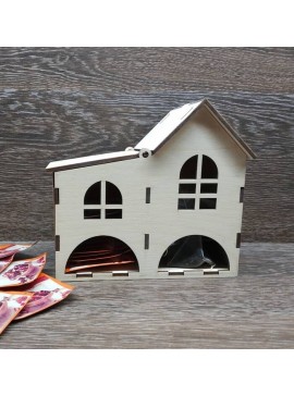 Intra απο ξύλο plywood 3mm-4mm πάχος - Θήκη για φακελάκι τσαγιού Δίασταση 30x30 cm Intraeaxys-075yxqpo