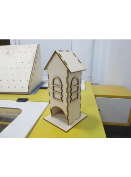 Intra απο ξύλο plywood 3mm-4mm πάχος - Simple Tea House Plywood ter Project Δίασταση 40x50 cm Intraeaxys-zo9yk6y7