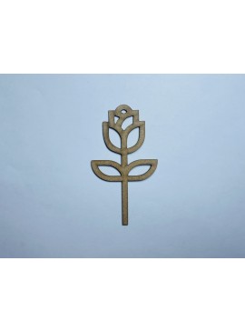 Intra απο ξύλο plywood 3mm-4mm πάχος - Ημιτελής κοπή ξύλου λουλουδιών Δίασταση 30x30 cm Intraeaxys-6o3ydj37