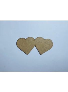 Intra απο ξύλο plywood 3mm-4mm πάχος - Ξύλινο κούφωμα διπλής καρδιάς για χειροτεχνίες Δίασταση 30x30 cm Intraeaxys-qommxwro