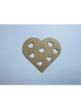 Intra απο ξύλο plywood 3mm-4mm πάχος - Ξύλινη χειροτεχνία σε σχήμα καρδιάς Δίασταση 30x30 cm Intraeaxys-p7ym08r7