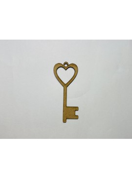 Intra απο ξύλο plywood 3mm-4mm πάχος - Καρδιά κλειδί Ξύλο σχήμα για χειροτεχνία Δίασταση 30x30 cm Intraeaxys-r1z2nml1