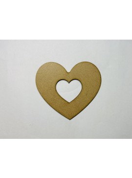 Intra απο ξύλο plywood 3mm-4mm πάχος - Καρδιά κοπής Ημιτελές Ξύλινο Σχήμα Δίασταση 30x30 cm Intraeaxys-eo0qdkg1