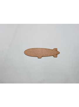 Intra απο ξύλο plywood 3mm-4mm πάχος - Blimp Wood Cutout Ημιτελές Ξύλινο σχήμα Blimp Δίασταση 30x30 cm Intraeaxys-6o3y2qk7