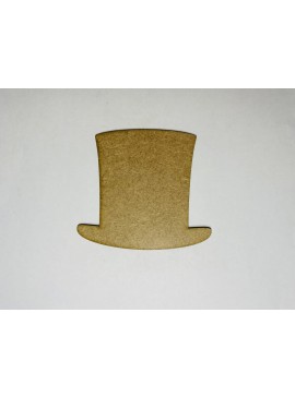 Intra απο ξύλο plywood 3mm-4mm πάχος - Σχήμα κοπής καπέλου από ξύλο Abraham Lincoln Δίασταση 30x30 cm Intraeaxys-6o3y2mk7